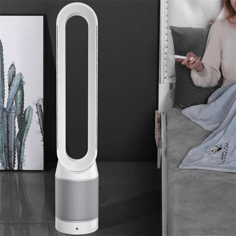 Air Purification Circulation Bladeless Fan Ultra-Quiet Dormitory Desk Floor Electric Fan Tower Fan Bladeless Fan Room Fan