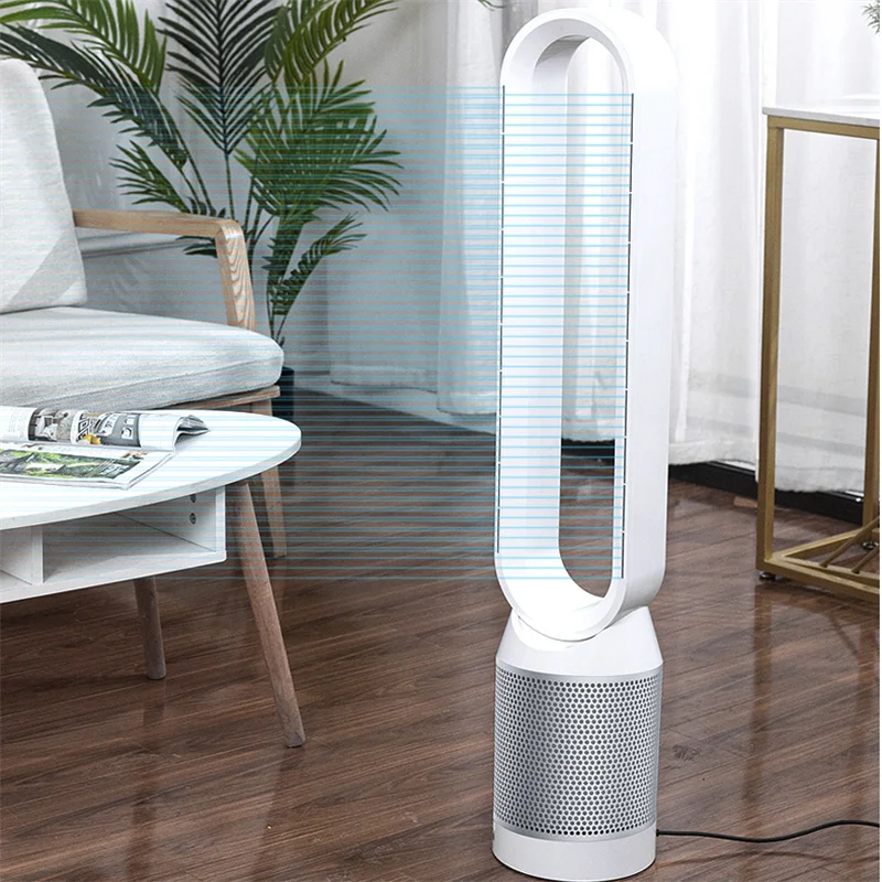 Air Purification Circulation Bladeless Fan Ultra-Quiet Dormitory Desk Floor Electric Fan Tower Fan Bladeless Fan Room Fan