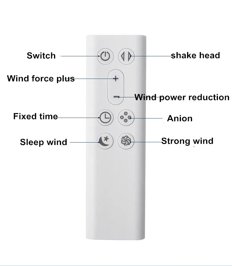 Air Purification Circulation Bladeless Fan Ultra-Quiet Dormitory Desk Floor Electric Fan Tower Fan Bladeless Fan Room Fan