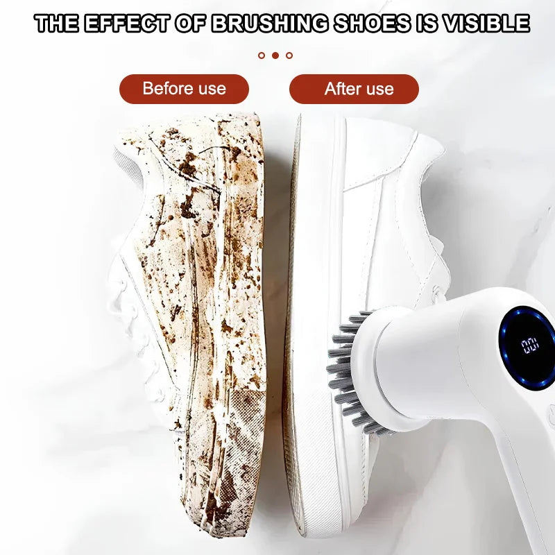 Versatile Wireless Electric Cleaning Brush for Kitchen and Bathroom - Handheld Power Scrubber for Dishes, Pans, and More