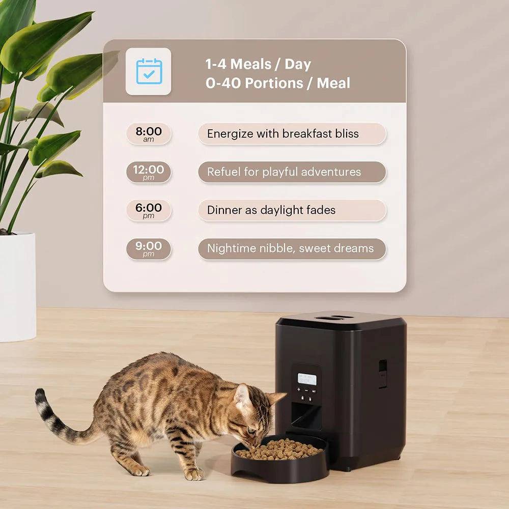 Smart Pet Feeder Automatic Cat Feeder & Dog Slow Food Machine With Timed Quantitative Automatic Cat Food Dispenser Cat Dog Bowl