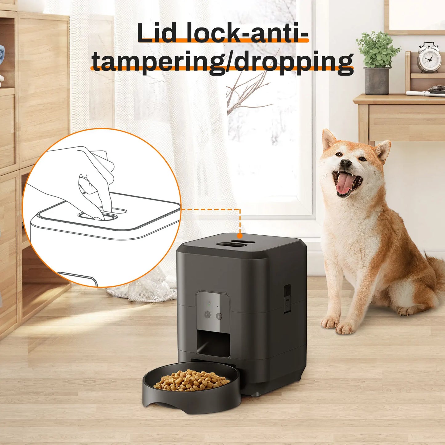 Smart Pet Feeder Automatic Cat Feeder & Dog Slow Food Machine With Timed Quantitative Automatic Cat Food Dispenser Cat Dog Bowl